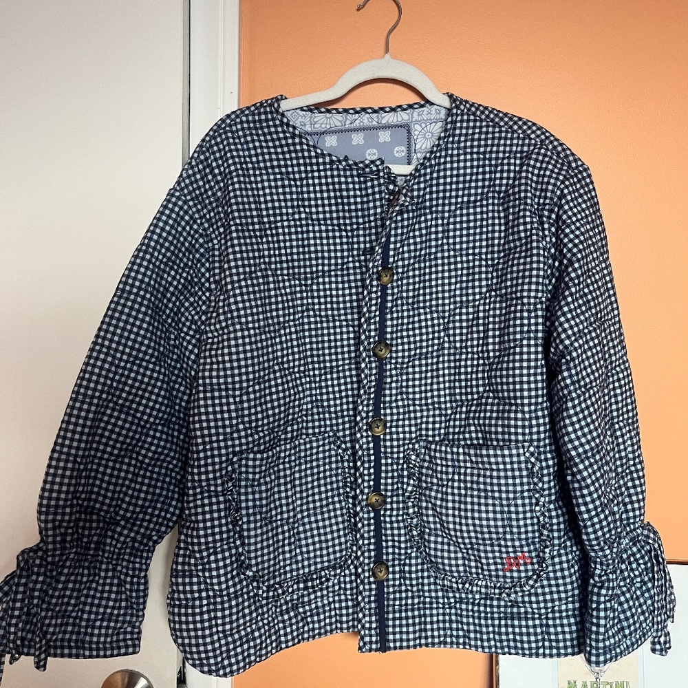 Damson Madder reversible quilted jacket